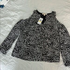 MICHAEL Michael Kors Black and White Blouse